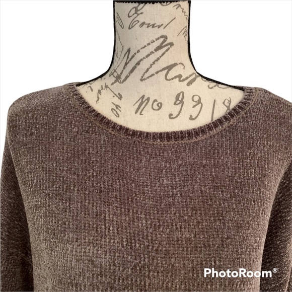 FINAL PRICE American Eagle Outfitters grey loose fit fleecy sweater size Small - Picture 3 of 9